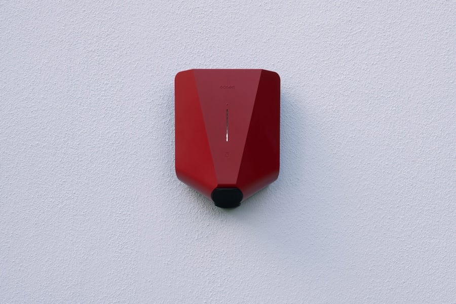 Mur en pierre du chargeur rouge